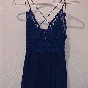 Royal Blue Lace Free People dress